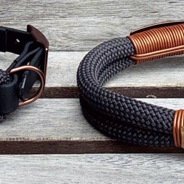 Halsband verstellbar (doppelt, Mini/8mm und Normal/10mm)