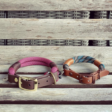 Halsband verstellbar doppelt - Vergleich Mini und Standard